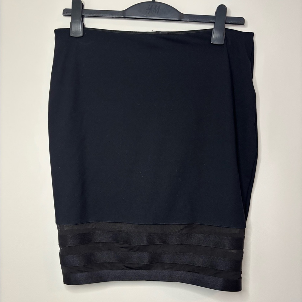 bebe Black Pencil Skirt